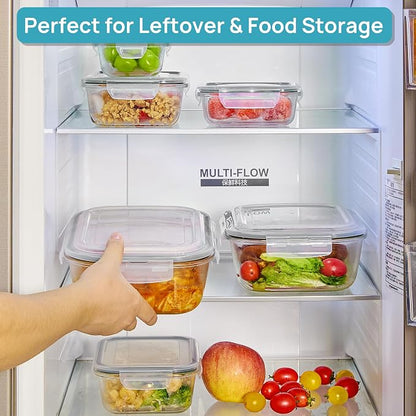 Vtopmart 2.26L/76oz Extra Large Glass Food Storage Containers - Image 5