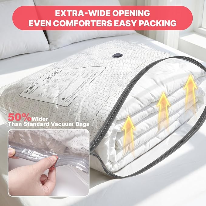 IDEATECH 8Pack Vacuum Storage Bags - Image 4