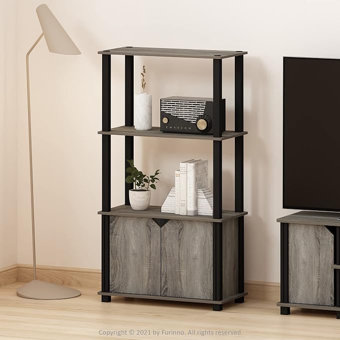 Furinno Brahms 4-Tier Multipurpose Bookcase/Bookshelf/Display Shelf/Display Rack - Image 2