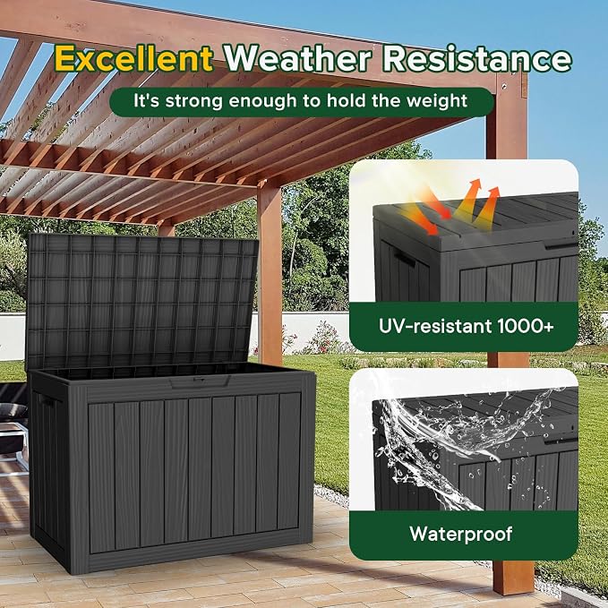 ROJIK Outdoor Storage Housing Deck Box - Image 2