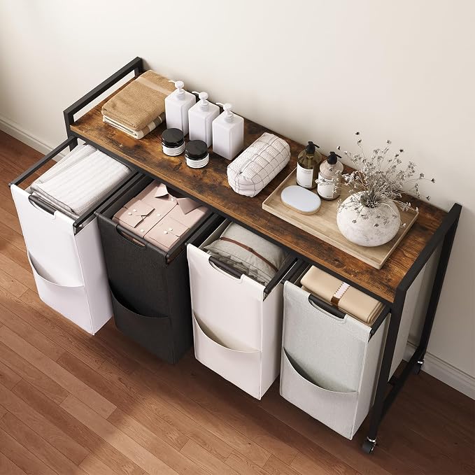 HOOBRO Laundry Sorter 4 Sections, Laundry Hamper - Image 5