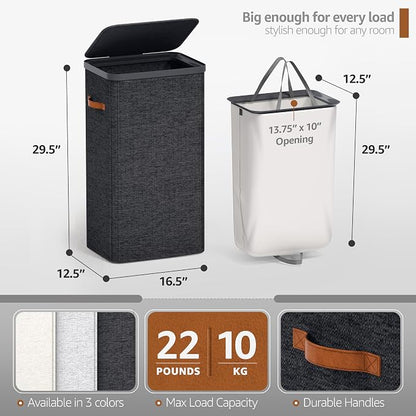 Sorbus Laundry Hamper with Lid - Image 2