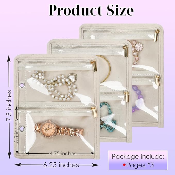 Travel Jewelry Organizer Case, Small Jewelry Bags - Image 2