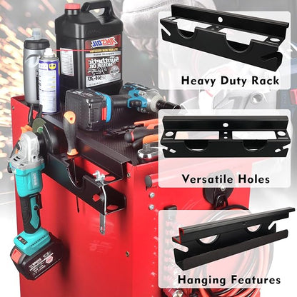 MUTUACTOR Power Tool Organizer, Heavy Duty 2 Bay Angle Grinder Stand Storage - Image 4