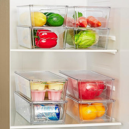 Vtopmart 4pcs Clear Organizers and Storage Bins - Image 3