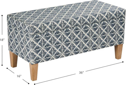 HomePop 36" Decorative Storage Bench - Image 3