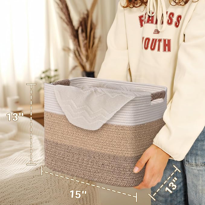 15×13 Inch Storage Cubes, 3 Pack Cube Storage Bins - Image 5