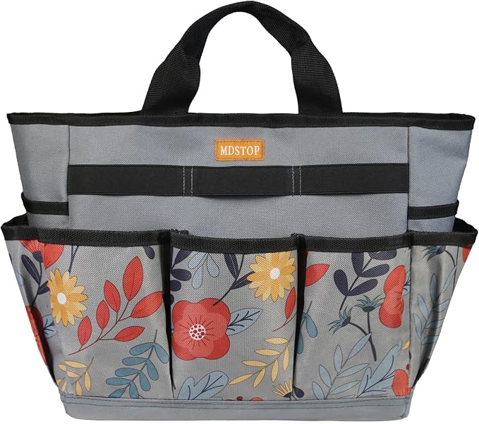 MDSTOP Garden Tool Bag, Garden Tool Kit Holder Home Organizer Storage Carrier - Image 9
