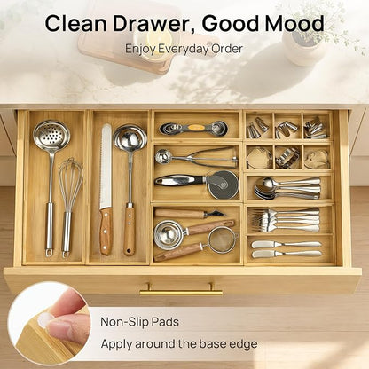 Vtopmart Bamboo Drawer Organizer Boxes - Image 4