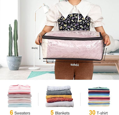 Fixwal 2pcs Small Comforter Storage Bags - Image 2