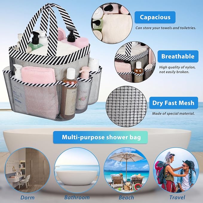 Mesh Shower Caddy Portable - Image 2