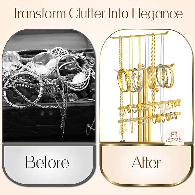 Jewelry Tower Stand Organizer for Women - Image 4