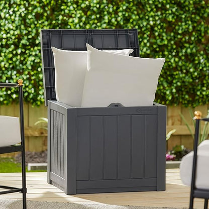 Suncast 4 Pack Small Deck Box Storage w/Bench Seat - Image 9