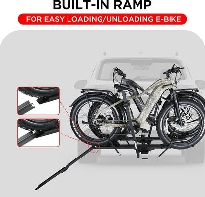 200LBS Foldable Aluminum 2-Ebike Carrier - Image 5
