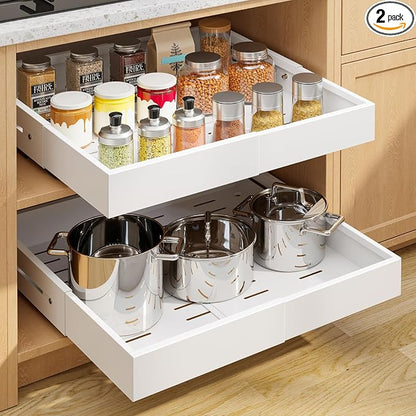 Kitsure Pull Out Cabinet Organizer by Kitsure