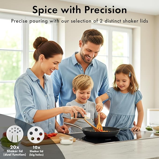 EDELHAUS® Square Spice Jars - Image 4
