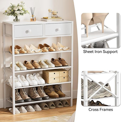 Shoe Rack for Entryway, 5 Tier Shoe Organizer - Image 6