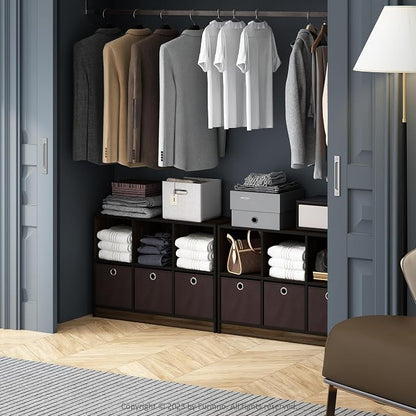 Furinno Cubic Closet Organizers and Storage, 6-Cube Closet Organizer - Image 2