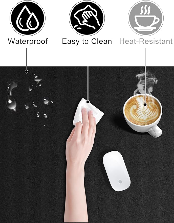 TopMade Wireless Charging Mouse Pad, 31.5"x11.81" XL Large Gaming Mousepad - Image 7