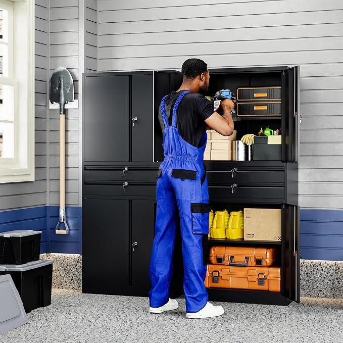 Metal Garage Storage Cabinet - Image 2