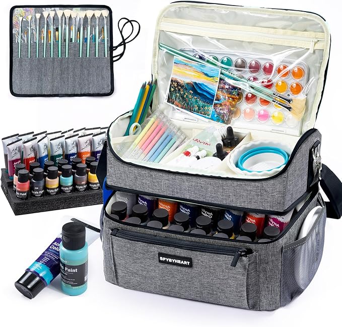 Acrylic Paint Organizer Bag by SFYBYHEART