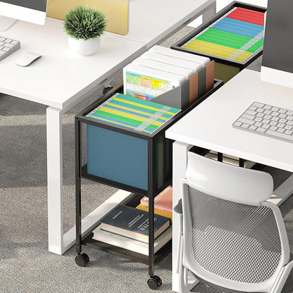 Sbanmao Rolling File Cart, Mobile File Cabinet - Image 6