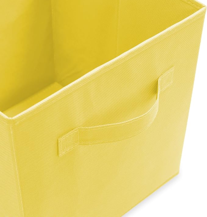 Casafield Set of 6 Collapsible Fabric Cube Storage Bins, Cubby Organizers & More - Image 3