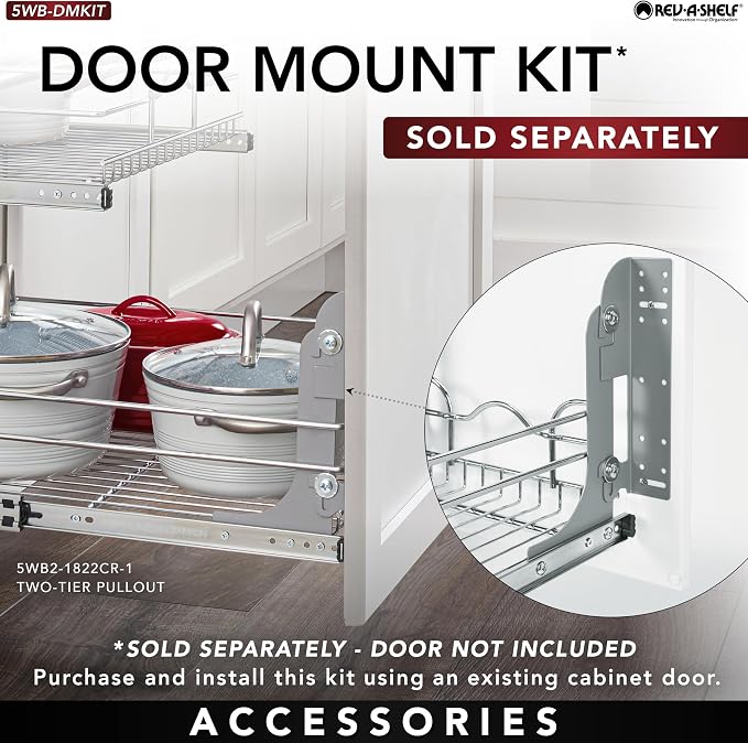 Rev-A-Shelf Kitchen Cabinet Pullout Shelf and Drawer Organizer Slide Out Pantry - Image 6