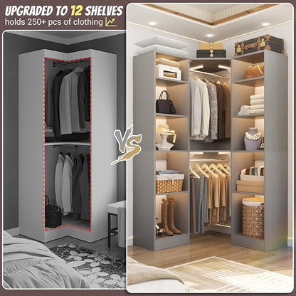 Besiost Corner Closet System - Image 3