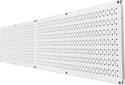 Pegboard Rack Wall Control Home & Garage Tool Storage & Organization White - Image 3