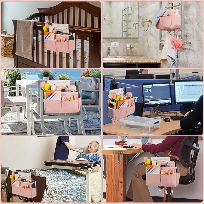 Bedside Storage Organizer 5 Pockets - Image 5