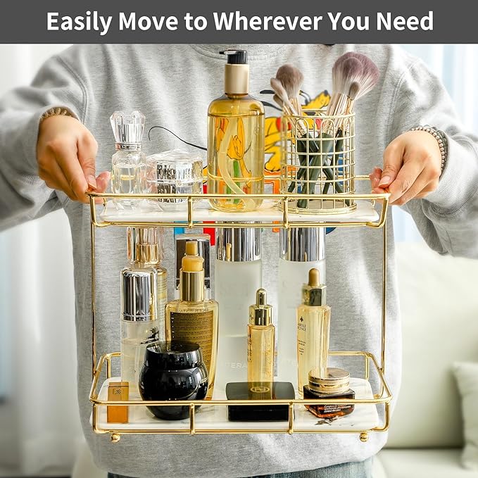 Bathroom Organizer Countertop Perfume Organizer Makeup Organizer Cosmetics - Image 3