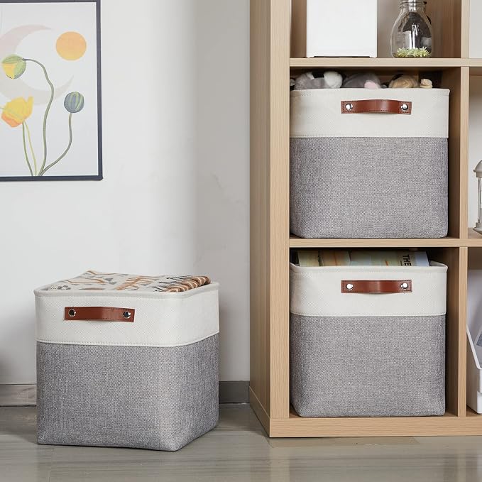 HNZIGE Storage Basket Fabric Baskets - Image 7