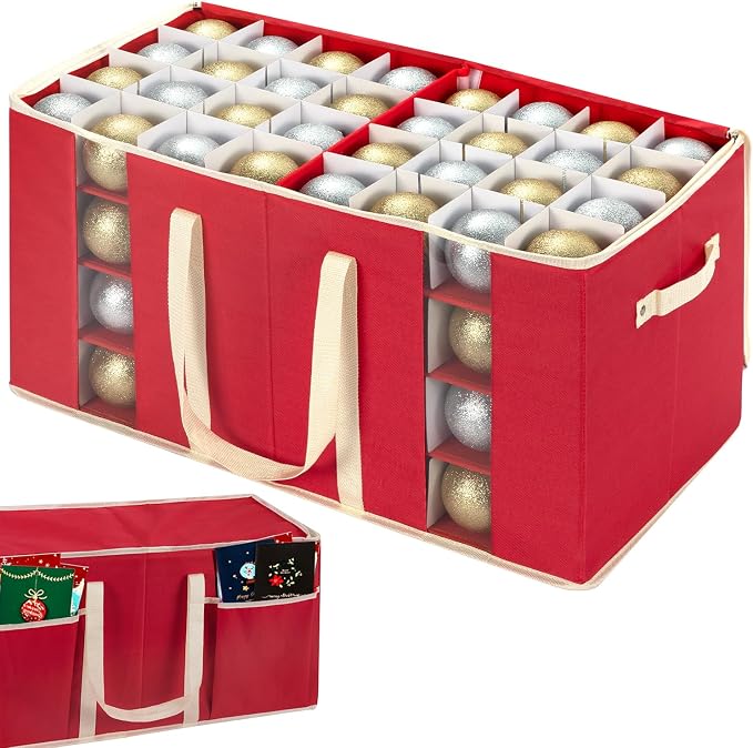 Christmas Visible Ornament Storage Box by RIDGEPOLE