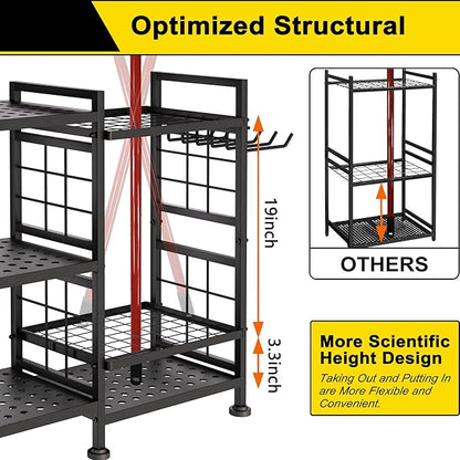 GIOTORENT 6 Tier Garden Tool Organizer, Garage Storage and Organization - Image 6