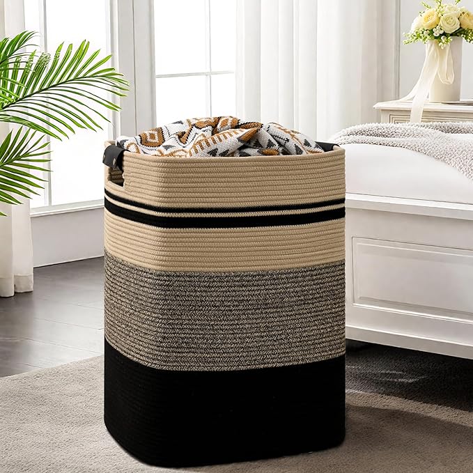Laundry Hamper, 85L Tall Laundry Basket - Image 2