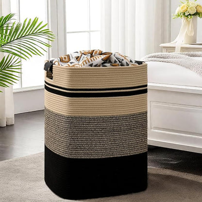 Laundry Hamper, 75L Tall Laundry Basket - Image 2