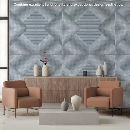 TO-TH Acoustic Wall Panels, 6 Pack Total Size 72 x 48 Inches, Self-Adhesive - Image 2