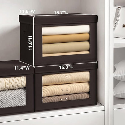 Homsorout Stackable Storage Bins - Image 2