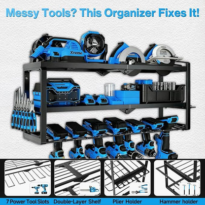 Heavy Duty Power Tool Organizer Wall Mount - Image 5