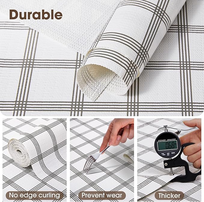 Drawer and Shelf Liner, Non-Slip Kitchen Cabinet Liners Non-Adhesive Thick - Image 6