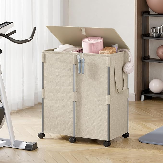 140L Double Laundry Hamper - Image 8