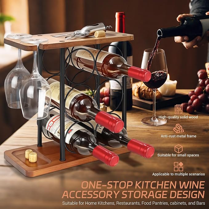 Wooden Wine Racks Countertop - Image 7
