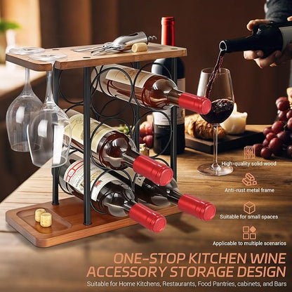 Wooden Wine Racks Countertop - Image 7