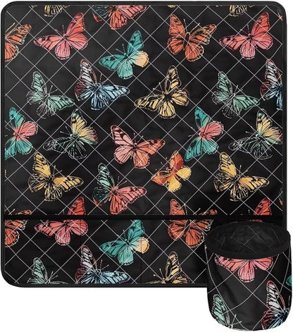 Butterfly Sewing Machine Mat Sewing Machine Carrying Pad Thread Holder Foldable - Image 5