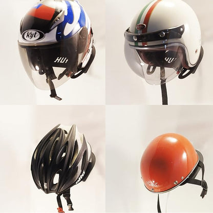 HUCK 2 Pack Helmet Wall Mount Holder Rack - Image 5