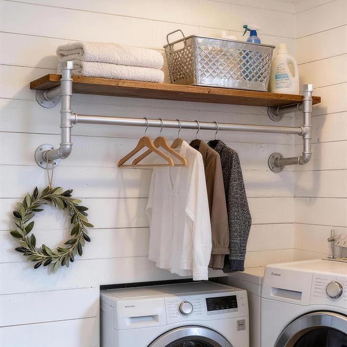 WEBI Wall Mounted Clothes Rack - Image 2