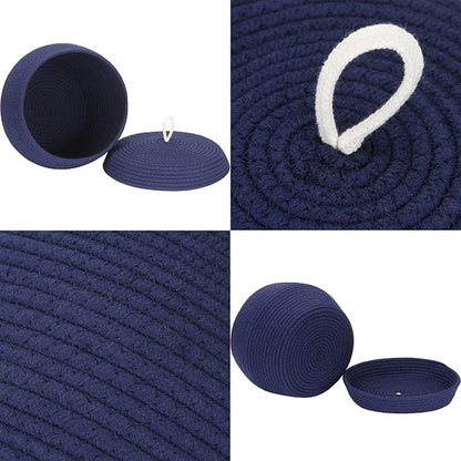 Sea Team Round Cotton Rope Storage Basket - Image 5