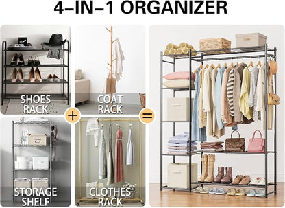 Wardrobe Closet, Portable Clothes Rack - Image 6