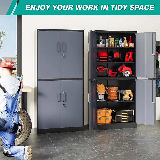 SISESOL Metal Storage Cabinets - Image 3
